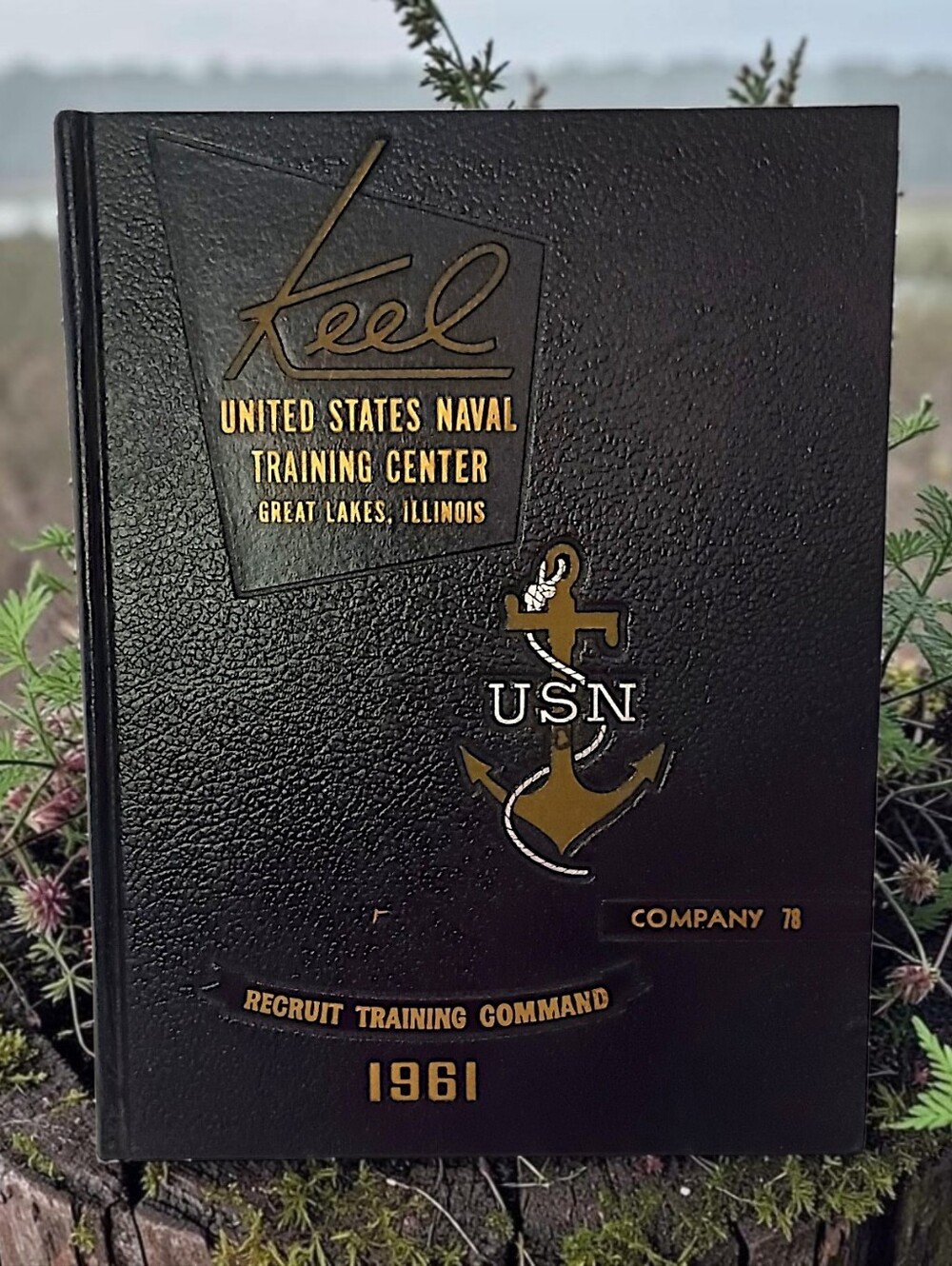 Vtg 1961 The Keel USN Great Lakes Training Command Navy Boot Camp Yearbook Co 78